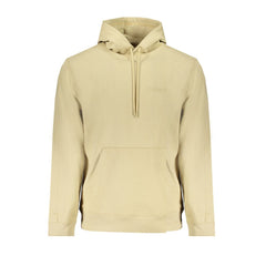 Beige Cotton Men Sweater