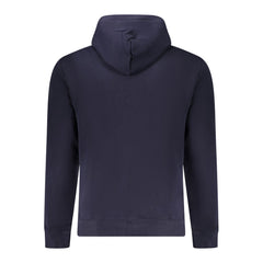 Blue Cotton Men Sweater