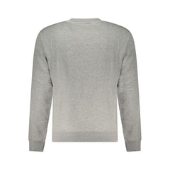Gray Cotton Men Sweater