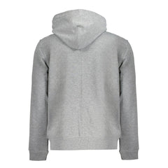 Grigio Polyester Men's Hoodie