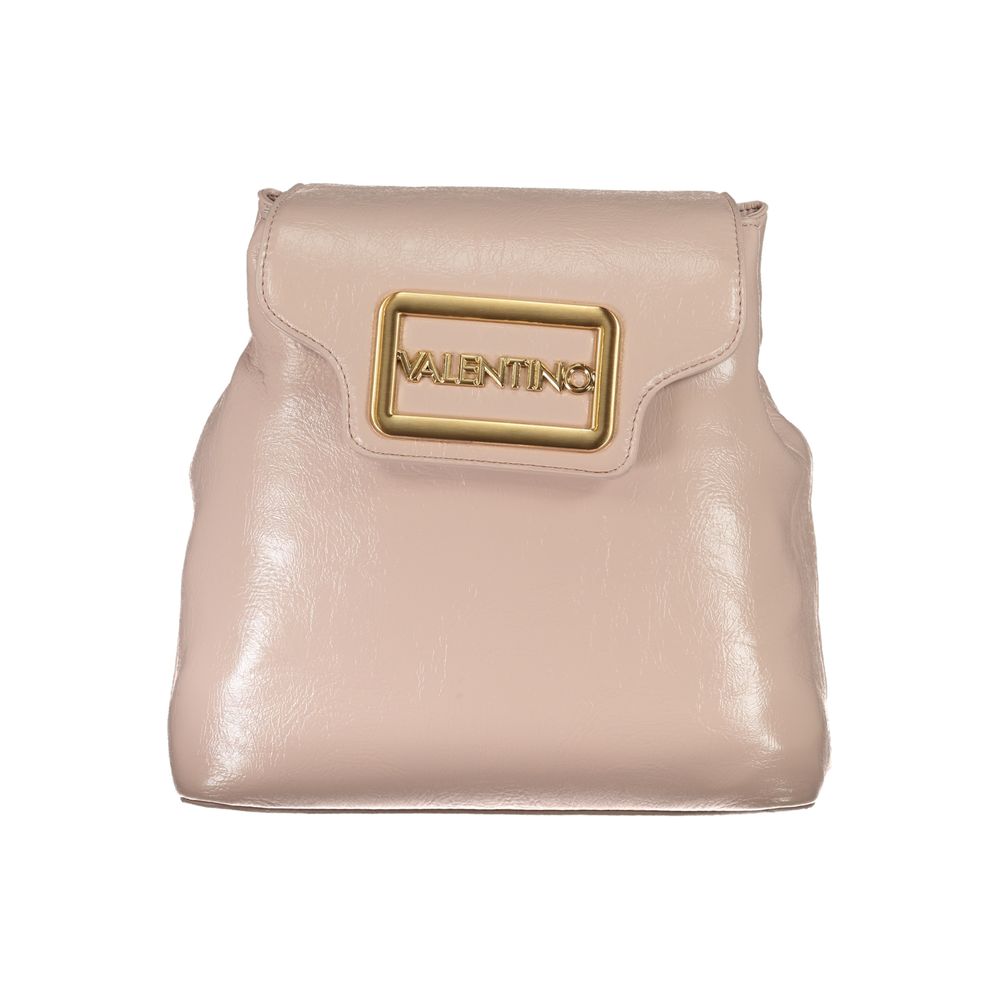 Rosa Poliuretano Women Backpack