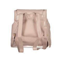 Rosa Poliuretano Women Backpack