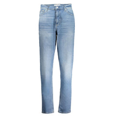 Azzurro Cotton Women Jeans