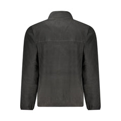 Black Polyester Men Jacket