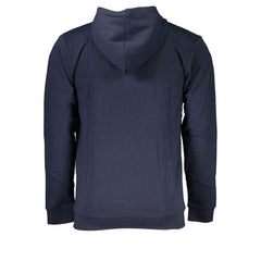 Blue Cotton Men Sweater