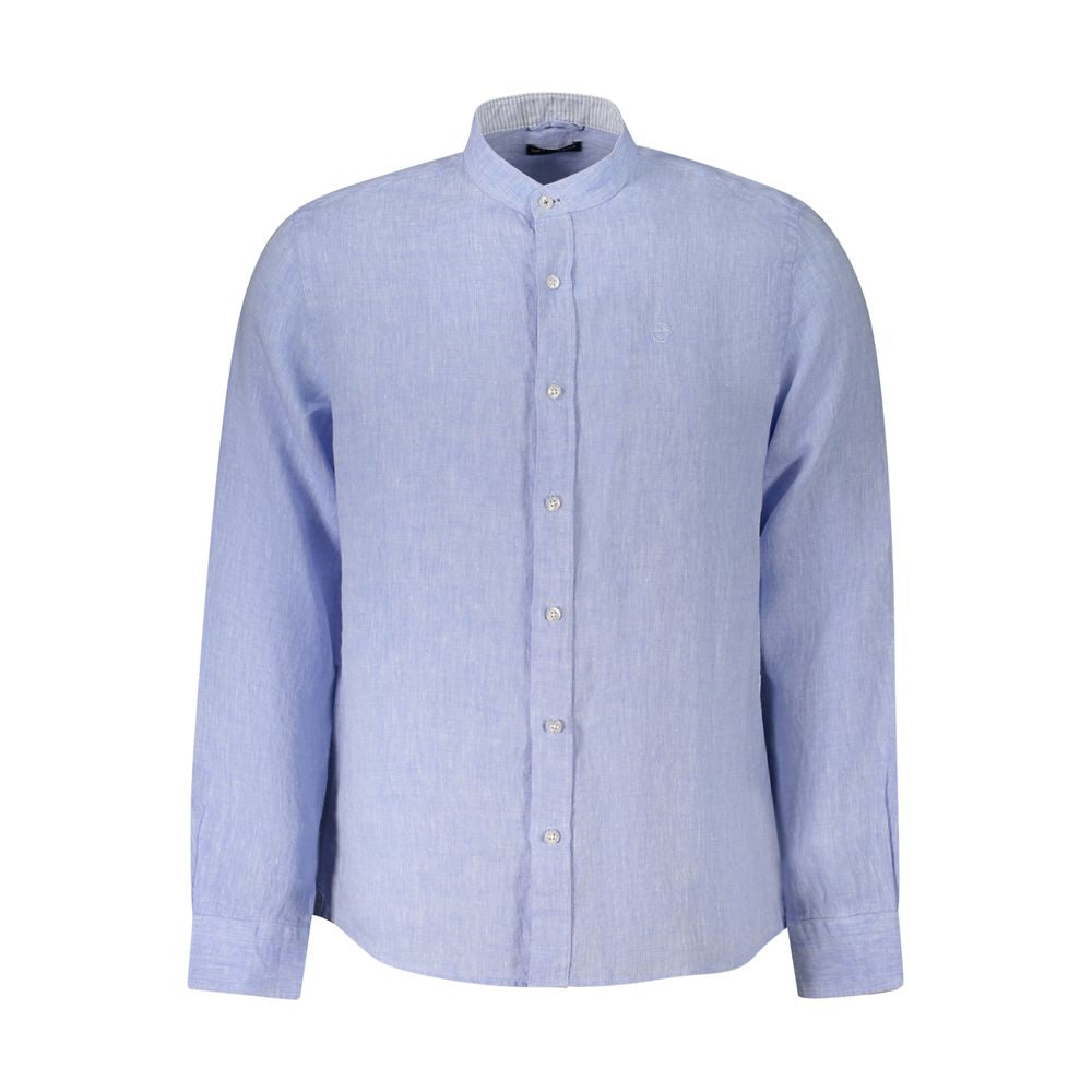 Azzurro Linen Men Shirt