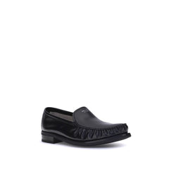 Brushed Leather Loafers