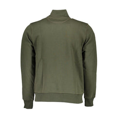 Green Cotton Men Sweater