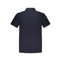 Blu Cotone Uomo Polo