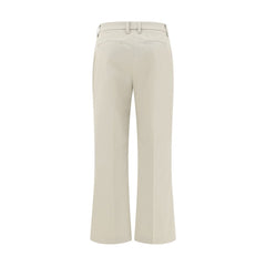 Sandy Beige Cotton Pants