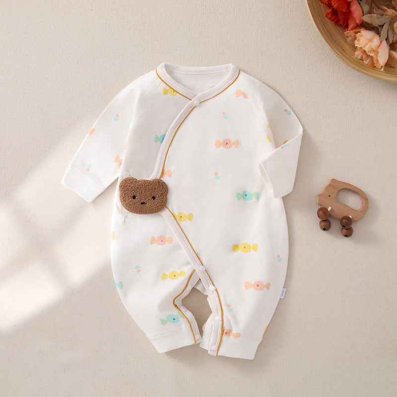 Newborn Jumpsuit Baby Butterfly Clothes Boneless Romper