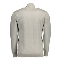 Gray Cotton Men's Sweater