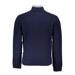 Blue Fabric Sweater