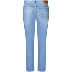 Blu Cotton Women Jeans