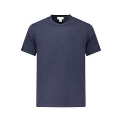 تي شيرت رجالي قطن أزرق