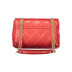 Rosso Polyurethane Women Handbag