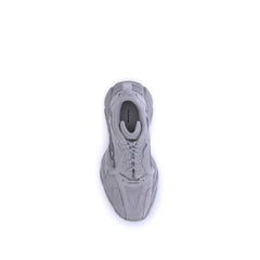 Gray Polyester Athletic Sneakers