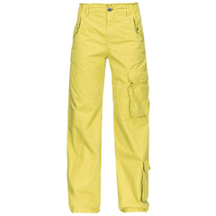 Green Cotton Jeans & Pant