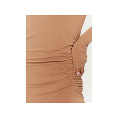 Beige Viscose Dress