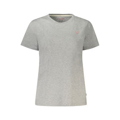Gray Cotton Women's T-Shirt