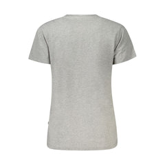 Gray Cotton Women's T-Shirt