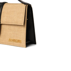 Le Grand Bambino Raffia Effect Shoulder Bag