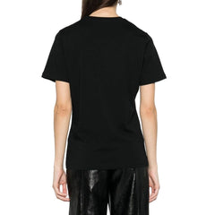 Black Cotton T-Shirt