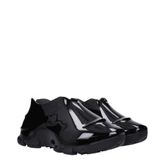 Black Cotton Low Tops