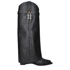 Black Leather Boots