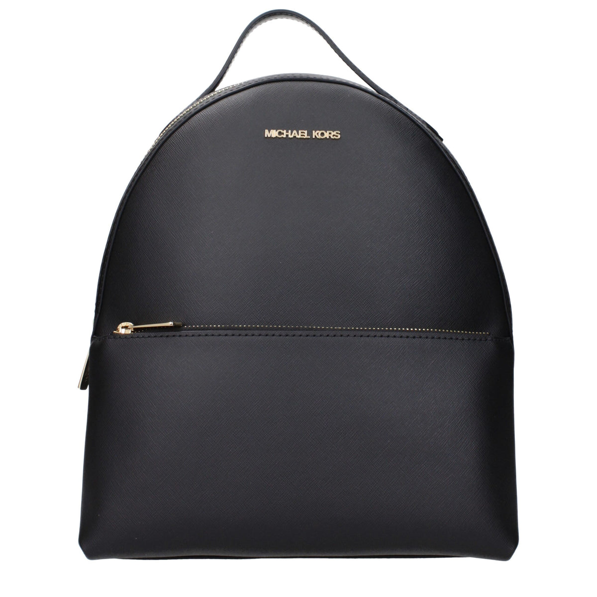 Black Leather Backpack