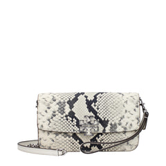 White Leather Clutch Bags