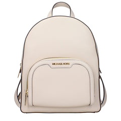 Beige Leather Backpacks