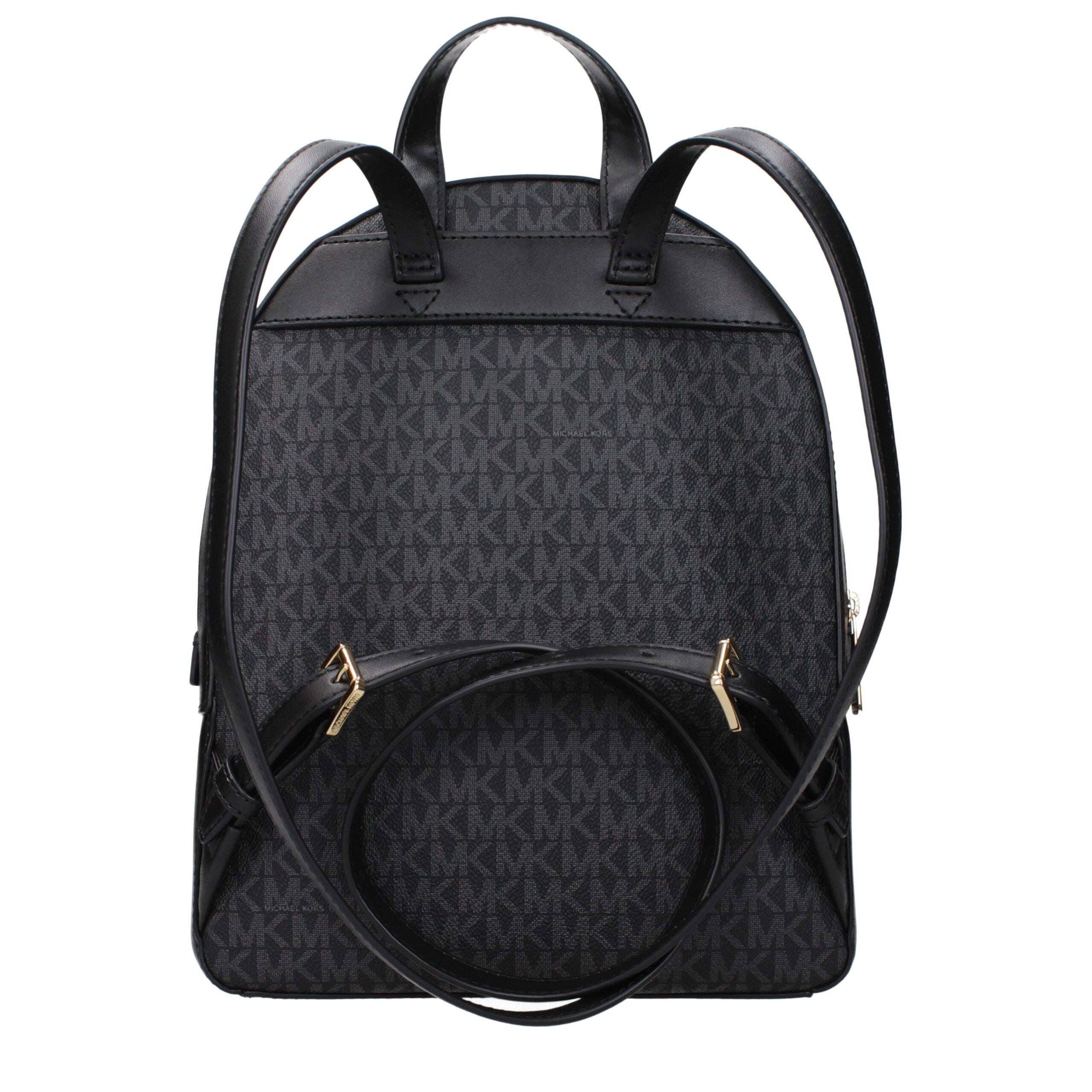 Black Fabric Backpacks
