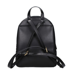 Black Leather Backpack
