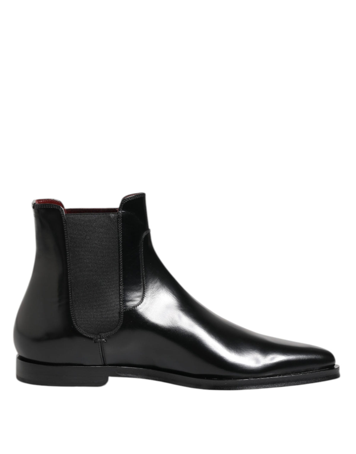 Black Leather MILLENIALS Mid Calf Boots Shoes