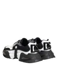 White Black Logo Airmaster Sneakers Shoes