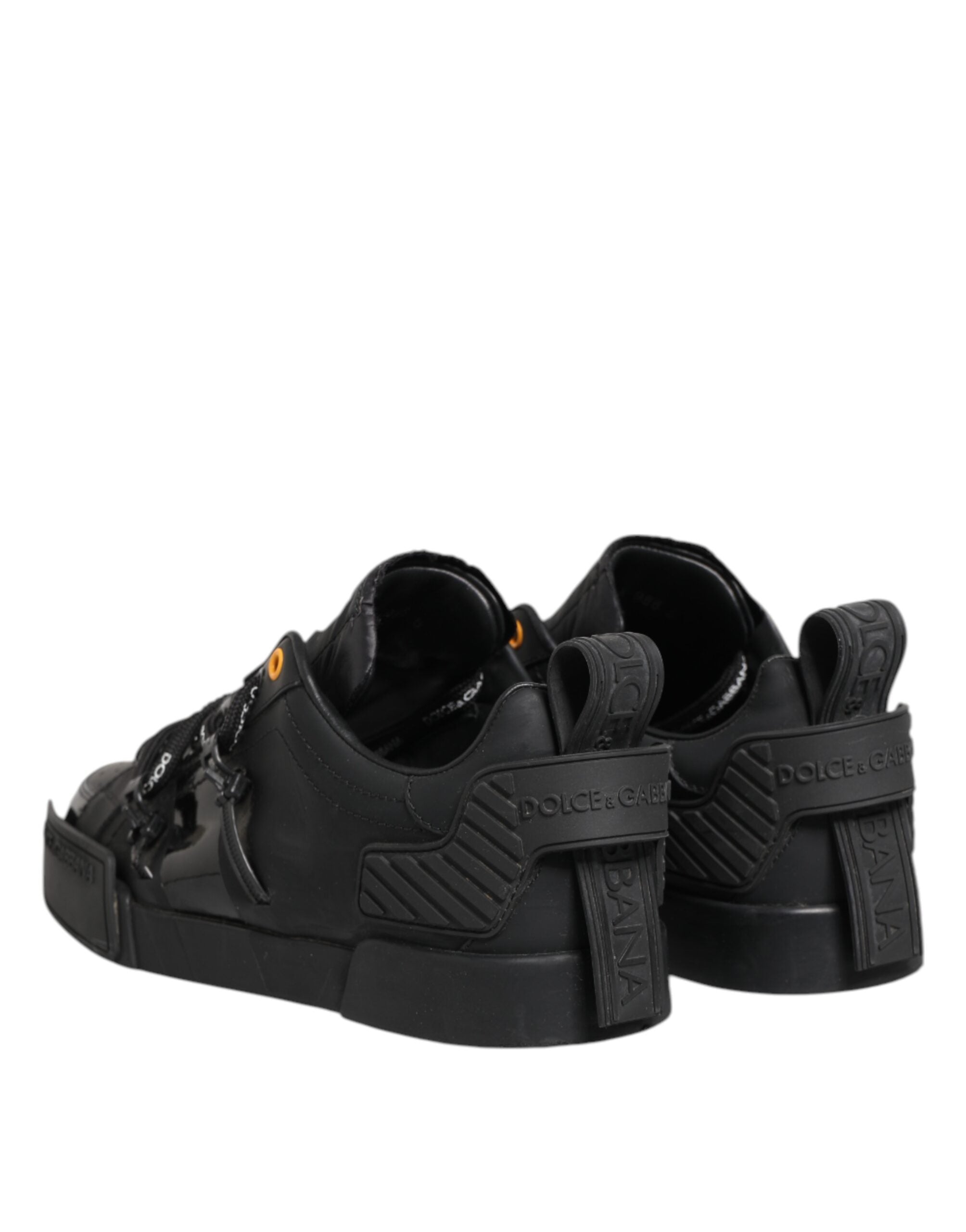 Black Portofino Low Top Men Sneakers Shoes