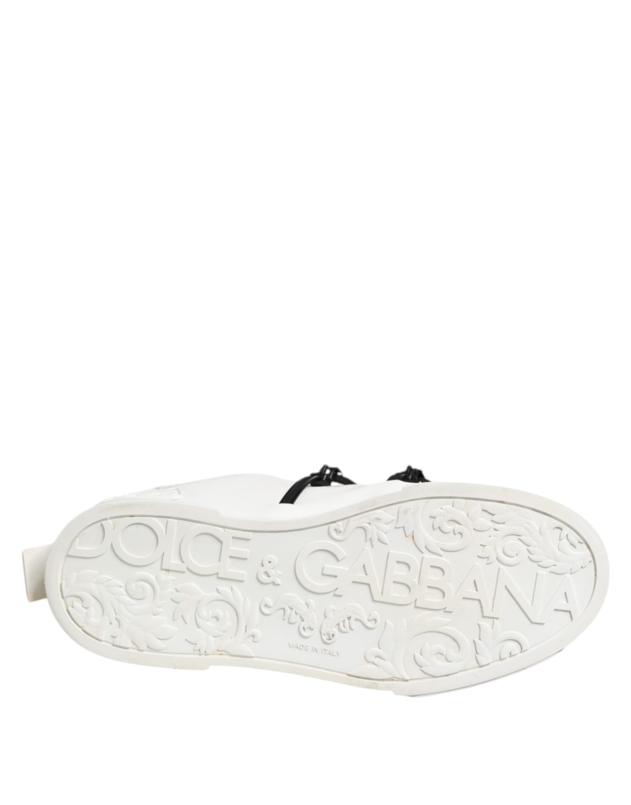 White Leather Lace Up Men Sneakers Shoes