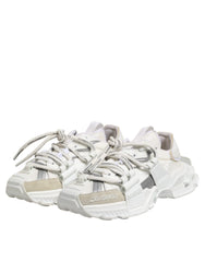 White Silver Low Top SPACE Men Sneakers Shoes