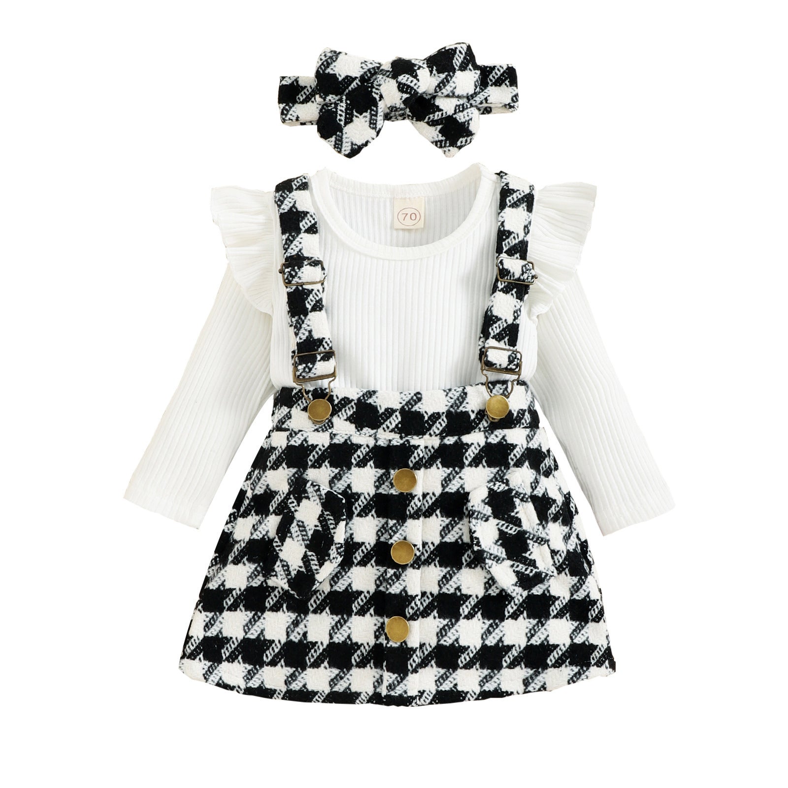 Fashion With Skirt Girls' Two-piece Suit