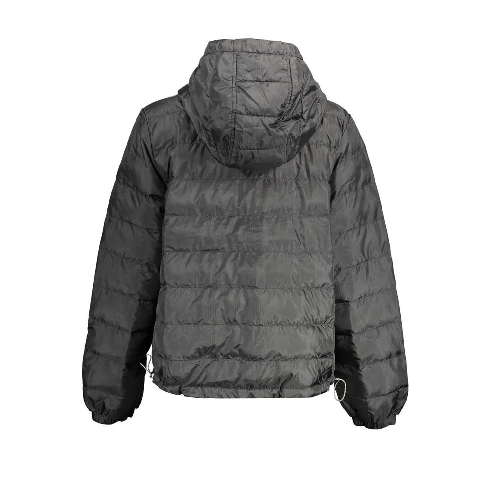 Black Polyester Jackets &amp; Coat
