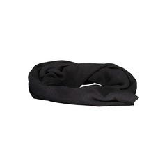 Black Cotton Men Scarf