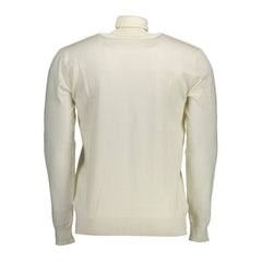 White Cotton Men's Sweater