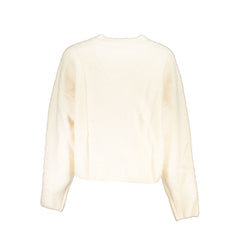 White Fabric Sweater