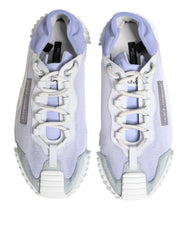 Purple White NS1 Lace Up Low Top Sneakers Shoes