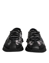 Black White NS1 Lace Up Low Top Sneakers Shoes