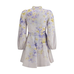 Crush buttoned mini Dress