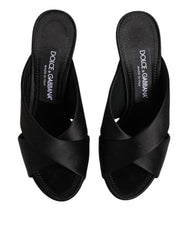 Black Keira Baroque High Heel Sandals Shoes