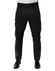Black Gray Cotton Dress Formal Trouser Pants