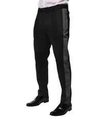 Black Gray Cotton Dress Formal Trouser Pants
